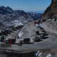 Chinese trucks at Nathula pass.